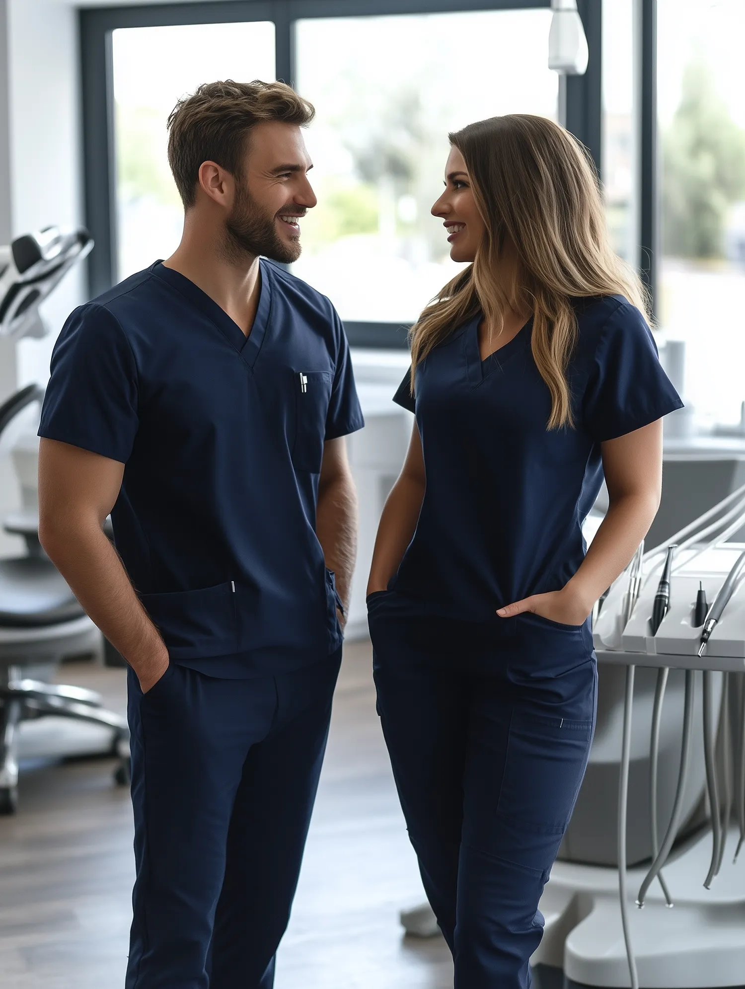 Zespół Familydent podczas wspólnego spotkania, zachęcający do aplikowania na stanowiska.